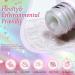 White Nail Polish - Pearl Nail Polish - White Pearl Glitter Nail Polish Reflect Pink Shimmer Flash - High Glossy Shine Long Lasting No Need UV Long Lasting DIY Manicure Nail Art - Buy Online on GoSupps.com