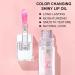 Color Changing Lip Gloss | Matte Finish Lip Oil | Long Lasting Waterproof Magic Lipstick | Moisturizing Non-Sticky Lip Oil for Dry Lips (02#) - Shop Internationally - Buy Online on GoSupps.com