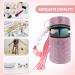 Stylish Pink Leather Lipstick Case Keychain | Travel Lip Gloss Organizer & Makeup Storage for Purse - Buy Online on GoSupps.com