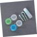 Buy Homsfou 2-St Lens Container - Stylish Double Boxes for Contact Lens Storage | International Shipping Available - Buy Online on GoSupps.com