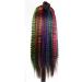 LNNXSZ Feather Hair Extension Kit Synthetic 18Inch Feathers Hair Clip Hair Extension DIY Colorful Hairpiece For Fashion Beautiful Girls (Color : 2 Size : 18inches) 18inches 2 - Buy Online on GoSupps.com