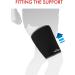 Vulkan Classic Thigh Support - Medium Compression Sleeve for Hamstring Injuries - Neoprene Brace for Athletes & Exercise - Buy Online on GoSupps.com