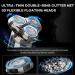 Men's 3D Rechargeable Electric Shaver - Waterproof Rotary Razor for Face, Anti-Pinch Technology - Ergonomic Design for Easy Use at Home or Travel - Buy Online on GoSupps.com