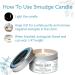 Soul Sticks Smudge Candle - 3.5 oz White Sage for House Cleansing Meditation & Chakra Healing | Aromatherapy & Spiritual Cleansing - Buy Online on GoSupps.com