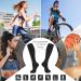 Zipper Compression Stockings for Men & Women - 2 Pairs 15-20 mmHg for Varicose Veins Edema & Recovery - XXL Black - Buy Online on GoSupps.com