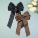 Pack of 2 Hair Bows Hair Clips with Bow Bow Hair for Girls Women (Black Brown) - Buy Online on GoSupps.com