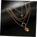 Yardenfun 5 J Necklace for Women Womens Necklace Lady Necklace Choker Necklace Collar Gem Miss Golden Necklace - Buy Online on GoSupps.com