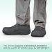 Orthofeet Men's Orthopedic Leather Dolomite Work Shoes - Black | Size 9 Wide - Buy Online on GoSupps.com