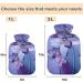 Naanle 2L Orchid Purple Butterfly Hot Water Bottle - Large Transparent Design for Menstrual Cramps & Pain Relief - Heat & Cold Therapy - Buy Online on GoSupps.com