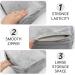 Beauty Salon Eyelash Extension Neck Pillow - Comfortable Velvet Memory Foam with Makeup Pocket (Grey) | Grafted Eyelash Curve Pillow for Neck Support - Buy Online on GoSupps.com