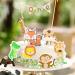 60 Edible Tortendeco Animal Cupcake Toppers | Jungle & Forest Theme Birthday Decorations - Buy Online on GoSupps.com