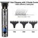 Suttik Hair Clippers for Men - Zero Gapped T-Blade Trimmer - Cordless Professional Barber Clippers - Grey With LCD - Buy Online on GoSupps.com