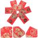 6pcs Red Pocket for New Year Spring Festival Gift Lunar New Year Gift Bags Red Envelopes Chinese Red Packet Chinese Red Envelope New Year Red Envelopes Delicate China Paper - Buy Online on GoSupps.com
