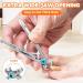 Heavy Duty Nail Clippers for Men - Ultra Sharp Ingrown Toenail Clippers for Thick Nails with Wide Opening - Perfect for Seniors - Buy Online on GoSupps.com