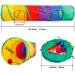 PAOPO 2-Way Collapsible Cat Tunnel Toy with Peek Hole and Ball - Interactive Cat Tube for Indoor Cats, Kittens, and Puppies - Perfect for Play and Chase - Buy Online on GoSupps.com