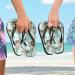 Mnsruu Winter Animal Deer Tree Snow Flip Flops - Cozy XXL Sandals for Men & Women | Home Hotel Spa Travel - Buy Online on GoSupps.com