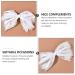 Minkissy Big Bow Hair Barrette Lace Bowknot Hair Clips Ribbon Bow Clips Decorative Hair Accessories for Women Girls Teens (White) - Buy Online on GoSupps.com