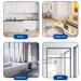 Squeegee for Floor with 51 Long Handle Silicon Broom Floor Squeegee for Tile Floor Cleans Glass Fine Dust Hair Liquids Small:35 130cm - Buy Online on GoSupps.com