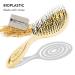 Chiara Ambra Spiral Hairbrush - Eco-Friendly Yellow Hair Brush for Curls & Long Hair | Scalp Massage Brush for Women Men & Children - Buy Online on GoSupps.com