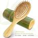 GAINWELL Bamboo Paddle Hair Brush - Detangling Hairbrush with Bamboo Bristles for Scalp Massage - Buy Online on GoSupps.com