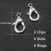 Ivia Pet Cat Bell Set for Dog Collars - 4 Pieces Stainless Steel Clips & Training Accessories - Buy Online on GoSupps.com