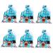 SEWOART 6 Pcs Biscuit Drawstring Bag Candy Bags Santa Bags Drawstring Candy Bag Child Christmas Bag