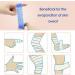 Self Adhesive Bandage Wrap - 12 Rolls Vet Tape Athletic Non-Woven Bandages for Thumb Wrist Ankle & Finger - 12 Colors - Buy Online on GoSupps.com