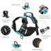 Premium Heele Dog Crockery & No-Pull Harness - Adjustable Reflective & Breathable for Medium Dogs - Turquoise XL - Buy Online on GoSupps.com
