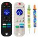 Cuzlarmul Baby Teething Toys 2 Pack Soft Silicone Remote Control Shape Teething Toys for Babies 6-12 Months BPA Free Molar Teether Chew Toys for Infant Boys Girls Baby (Black & Beige)