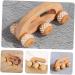 Magiclulu 2-Piece Wood Massage Roller | Back Massager & Foot Massage Device for Deep Tissue Relief - Buy Online on GoSupps.com
