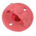 Nuby 3-D Sili Soother Pacifiers with Soft Handle and Two Safety Air Holes 2 Pack 0+ Months Purple Bow and Pink Flowers - Buy Online on GoSupps.com