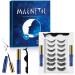 Magnetic Eyelashes Magnetic Eyelashes with Eyeliner updated 3D Magnetic lashes Natural Look and 2 Tubes of Magnetic Eyeliner Set Magnetic lashes Magnetic False Lashes Natural Look-No Glue Needed (7 Pairs)