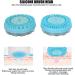 USB Charging Electric Facial Cleansing Brush - Waterproof Silicone Face Pore Cleaner (Blue) - Buy Online on GoSupps.com