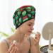 Many Small Cactus Art Coral Velvet Dry Hair Cap | Ideal for Home Travel Pool Parties & More - Buy Online on GoSupps.com