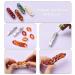 100Pcs Iron French Barrette Hair Clips in 4 Sizes - DIY Hair Accessories Making - Platinum Finish - Buy Online on GoSupps.com