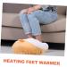 Buy Solustre USB Heated Shoes & Foot Warmers | Winter Comfort & Warmth | Plush Boot & Pillow 36x33x16cm - Buy Online on GoSupps.com