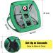Pop Up Golf Chipping Net with 15 Training Balls and 2 Hitting Mats - Indoor/Outdoor Collapsible Portable Golfing Target for Backyard Driving and Swing - Buy Online on GoSupps.com