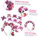 Healeved 3 Sets Butterfly Headband Fascinator Hair Clip Boho Hair Accessories Hairband Hair Ties Barrettes for Fascinator Hair Accessories Child Aldult Metal - Buy Online on GoSupps.com