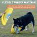 Laroo Dog Frisbee - 24.5cm Flight Disc Toy for Large Dogs | Soft Bite-Proof & Durable - Perfect for Outdoor Training - Buy Online on GoSupps.com