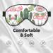 Red Flamingo Succulent Plant Eye Mask - Soft Comfortable Light-Blocking Unisex Sleep Mask | International Shipping - Buy Online on GoSupps.com