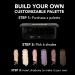 Buxom Empty Eyeshadow Bar Palette - Customizable Makeup Organizer for Travel & Beauty - Buy Online on GoSupps.com