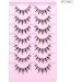 False Eyelashes Fluffy Natural Look 8D 20 mm Long C Curl Strip Eye Lashes Full Reusable Fake Eyelashes (C-manga 7pairs) - Buy Online on GoSupps.com