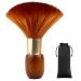 Vtrem Barber Brush Neck Duster Brown Powder Duster Brush Neck Duster Brush for Hair Cutting Brush Black Quality Wooden Handle Hair Brush Upgraded Quality