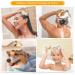 Aimike Scalp Massage Brush - Wheat Straw Silicone Hair Growth Massager Reduces Dandruff Wet & Dry Use - Yellow Goose Leg - Buy Online on GoSupps.com