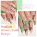 Bettycora Soft Gel Almond Nail Tips - 120Pcs Medium Pre-Shape False Nails for Acrylic Extensions - Buy Online on GoSupps.com