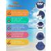 weVSwe Baby Toddler Sun Hat UPF 50+ with Flap Neck Protection - Dark Blue 12-24 Months - Buy Online on GoSupps.com