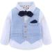 Famuka Baby Boys Gentleman Tuxedo Set Blue 120 | Kids Formal Wear - Buy Online on GoSupps.com