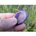 Amethyst Crystal Worry Stone for Relaxation and Stress Relief - Reiki-Charged Pocket Stone for Anxiety, Meditation, Chakra Healing - Buy Online on GoSupps.com