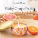La Jolie Muse Red Grapefruit Candle - Natural Soy Wax | 45 Hours Burn Time | Perfect Home Fragrance & Gift | 185g - Buy Online on GoSupps.com