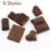 Calkkrer 60 pieces artificial chocolate simulation chocolate resin chocolate cabochons candy decoration artificial candy chocolate model - Buy Online on GoSupps.com